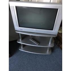 Samsung Tv en Philips Tv met Tv meubel