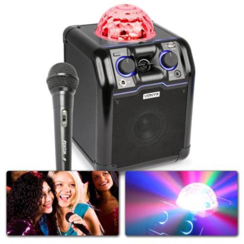 Vonyx SBS50B karaoke set met echo en Bluetooth