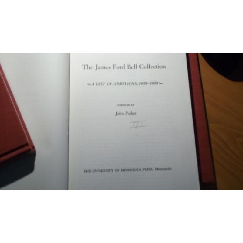 5 boeken/catalogi : The James Ford Bell Library 1951/1974