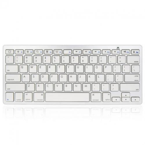 Draadloos Bluetooth toetsenbord wit iPad