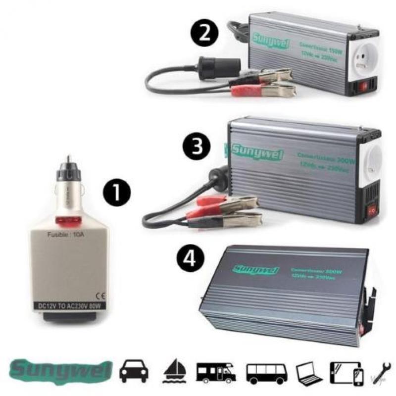 Sunywel Omvormers 12V