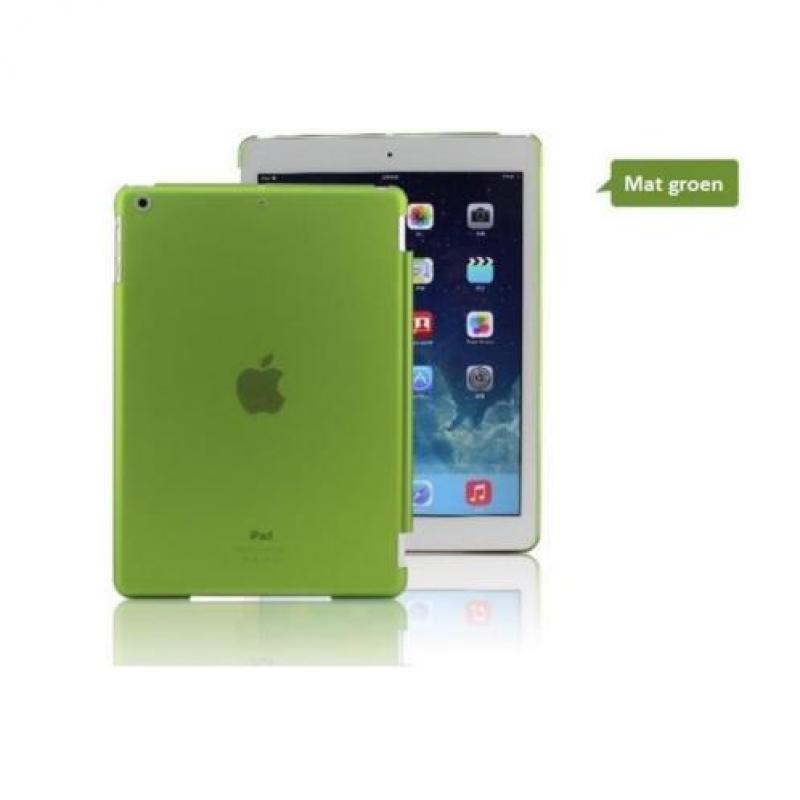 iPad Air 1 achterkant hoes hoesje case Doorzichtig - Groen