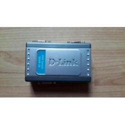KVM Switch D-Link 1 toetsenbord muis scherm delen met 2 pc's