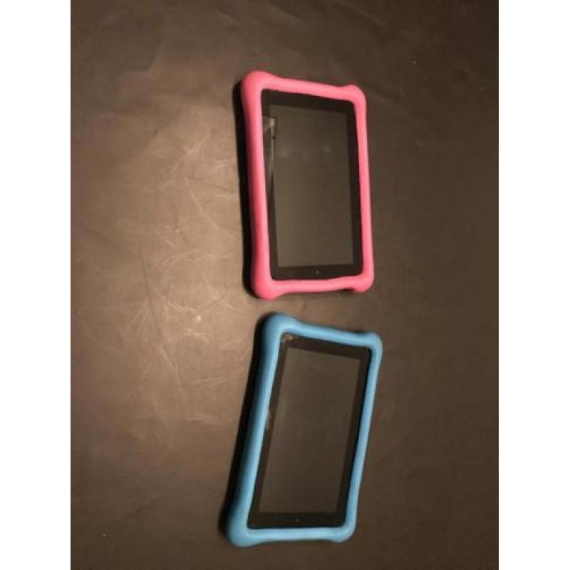 Amazon Fire 7 8GB met wifi, Kids Edition, roze en blauw