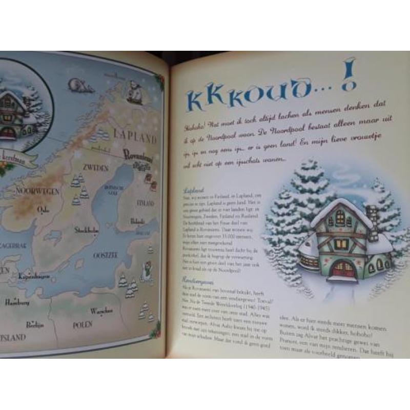 Het boek van de kerstman liedjes, recepten, spel,knutselen