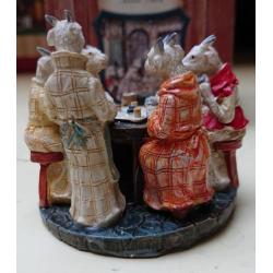 Kerstdorp sprookjesbos efteling miniatuur de 7 geitjes