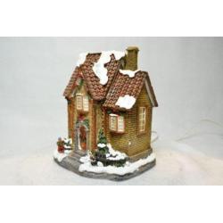 X-Mas Collection Kerstdorp Huis met Verlichting 5