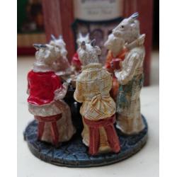 Kerstdorp sprookjesbos efteling miniatuur de 7 geitjes
