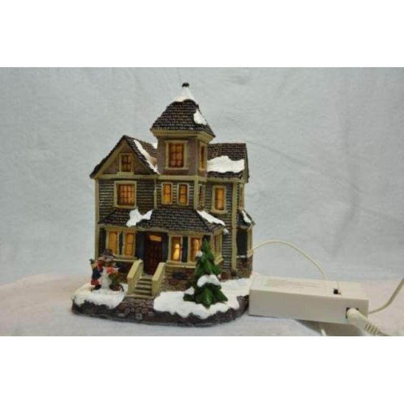 Dickensville Kerstdorp Huis met Torentje