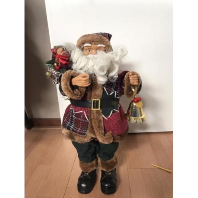 Kerstman en sneeuwpoppen
