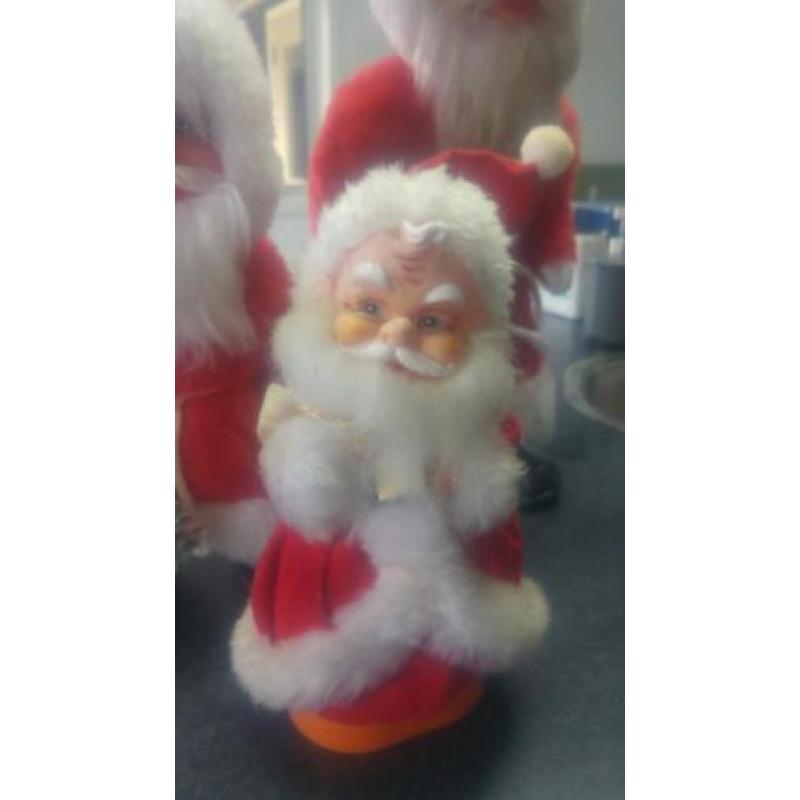 3 vintage kerstmannen