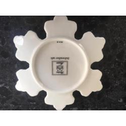 NIEUW Riviera Maison Snowflake party plate S
