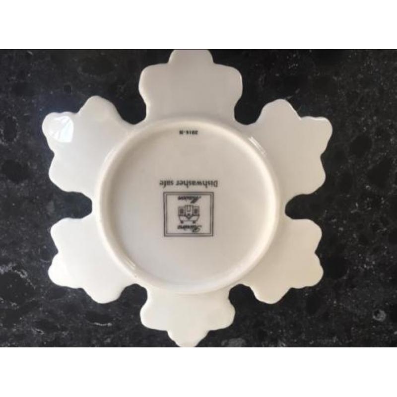NIEUW Riviera Maison Snowflake party plate S