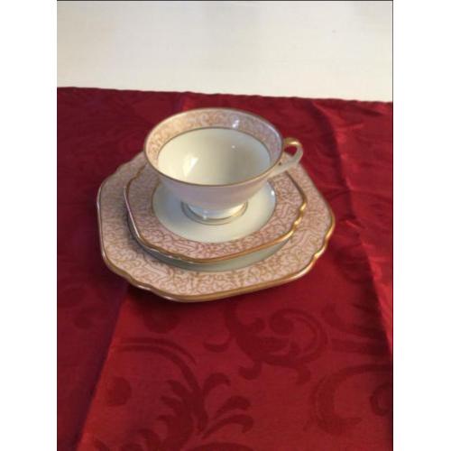 Kerstservies: Lettin porseleinen ontbijtset -puntgaaf-