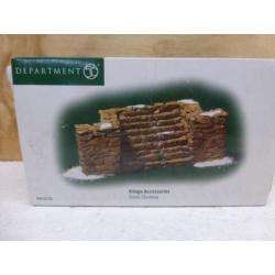 department 56 stone stairway stenen trap kerstdorp kerst