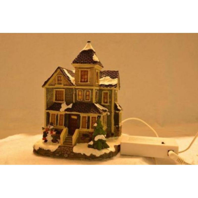 Dickensville Kerstdorp Huis met Torentje