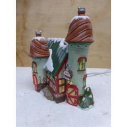 department 56 Reindeer Stables Prancer & Vixen north pole