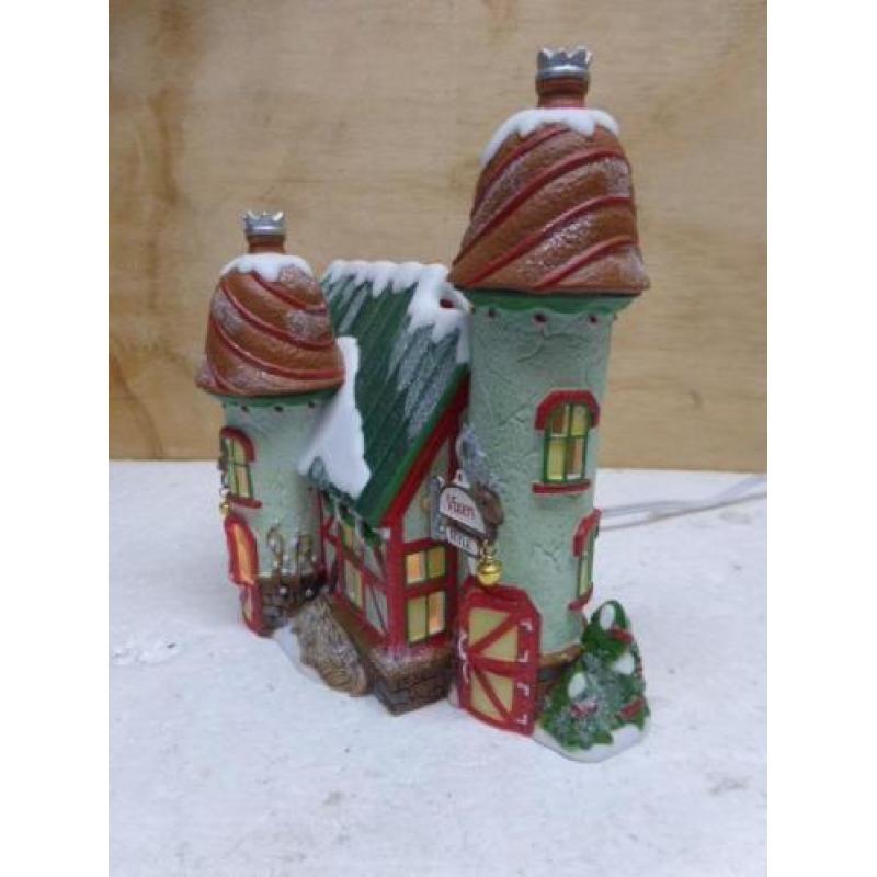 department 56 Reindeer Stables Prancer & Vixen north pole