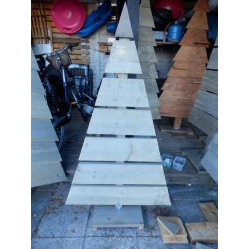 houten kerstboom