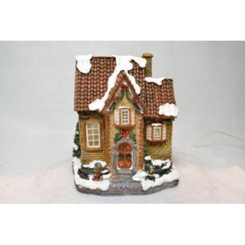 X-Mas Collection Kerstdorp Huis met Verlichting 5