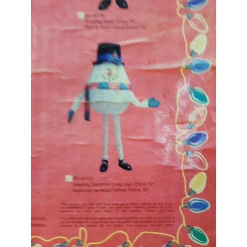 Sneeuwpop decoratie 3d