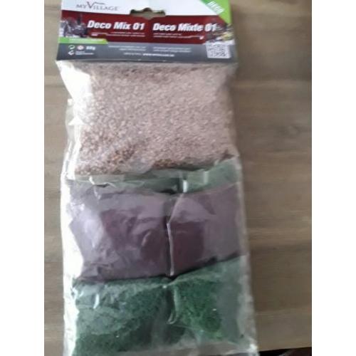 Decoratie kerstdorp of spoorbaan