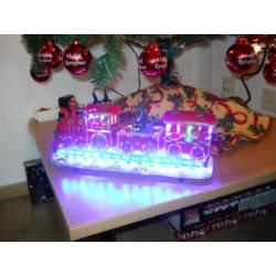 kersttrein met led verlichting zie de foto's nieuw in doos