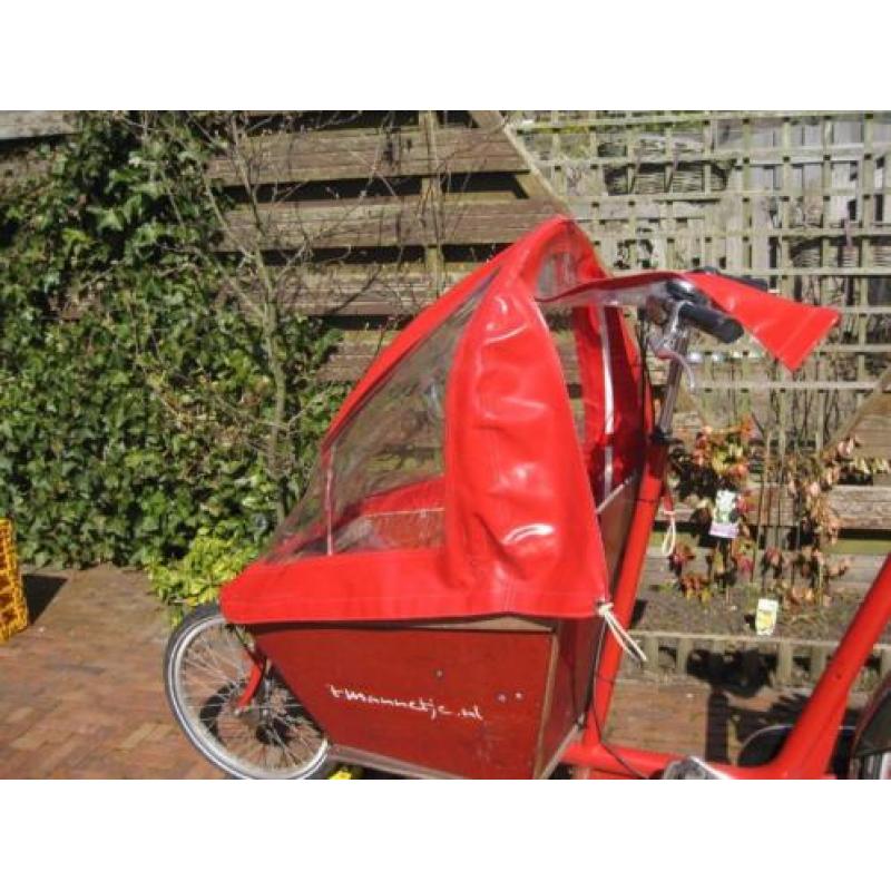 Tent cargobike short of huifje zie bakfietspointnl