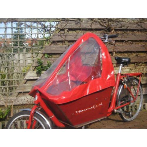 Tent cargobike short of huifje zie bakfietspointnl