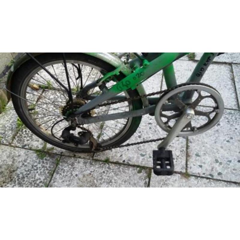 Vouwfiets met versnellingen