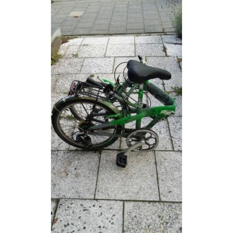 Vouwfiets met versnellingen