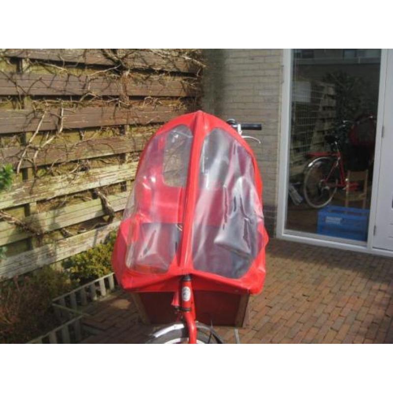 Tent cargobike short of huifje zie bakfietspointnl