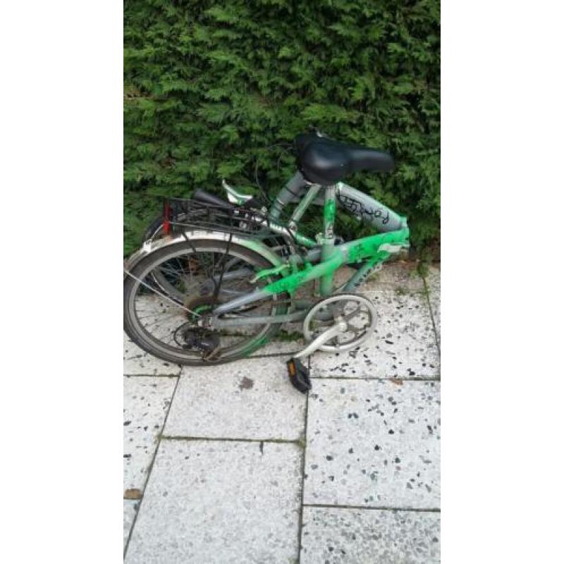 Vouwfiets met versnellingen