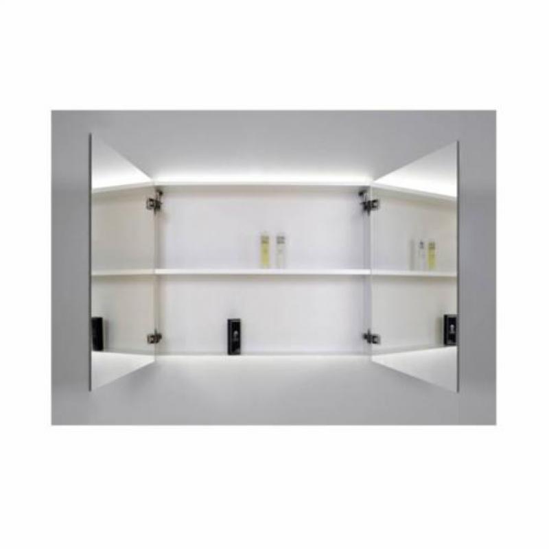 Spiegelkast Sanicare Qlassics Ambiance 90 cm 2 Deuren Zij...