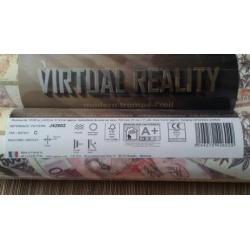 2 ongebruikte rollen Virtual Reality J42602 behang