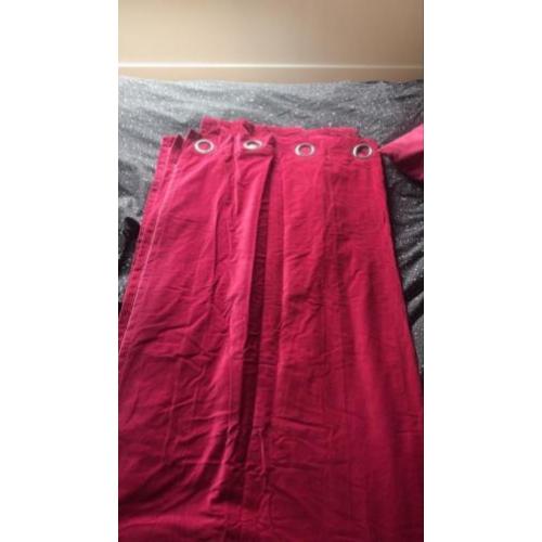 velvet gordijnen IKEA (2 paar)