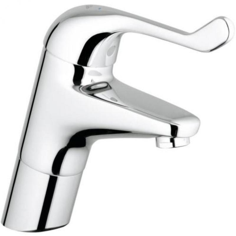 Euroeco special veiligheids wastafelkraan hoog met hendel...