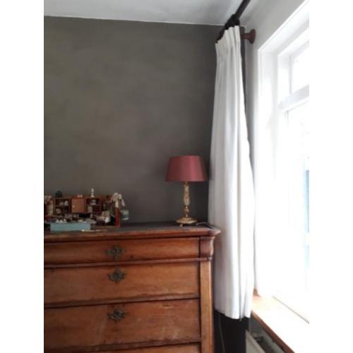 Mooie klassieke gordijnen (5 stuks) inclusief roedes