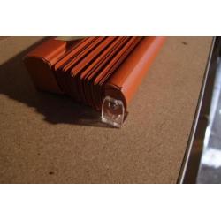 Luxaflex Lightline 25 mm oranje / terra 84,5 x 111 cm links