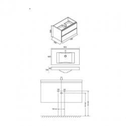 Badmeubel Themis 80 Cm Wit