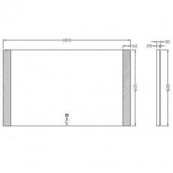 Spiegel Sunny Dimbare Led 60X100 Cm