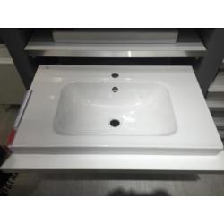 Wastafel wasunit badkamer 80x49x6 nieuw