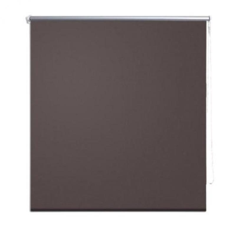 vidaXL Rolgordijn verduisterend 140 x 230 cm koffiebruin