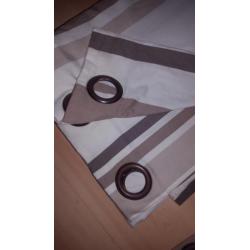 Mooie overgordijnen met ringen dikke zware kwaliteit 2 stuks