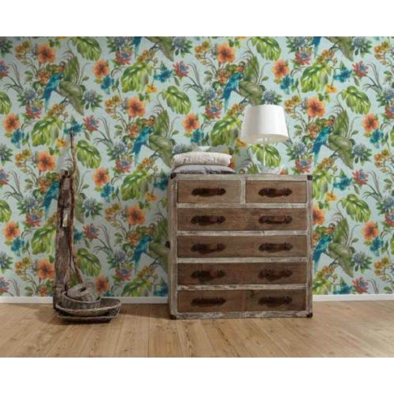 AS Creation Simply Decor Papegaaien behang 30015-2