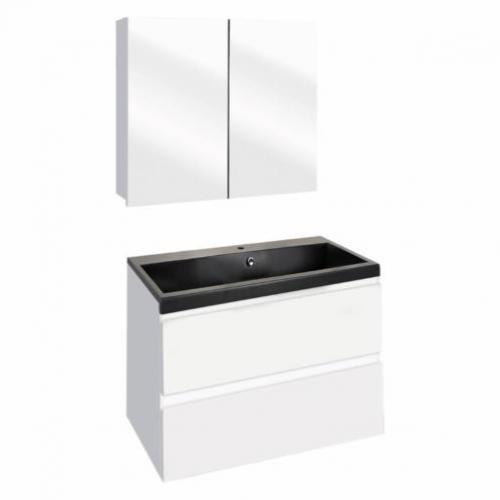 Badmeubelset Differnz The Collection 60x43x61 cm Wit/Zwar...