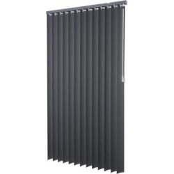 Intensions - Lamel PVC - 89mm - Uni Donkergrijs -200x180cm