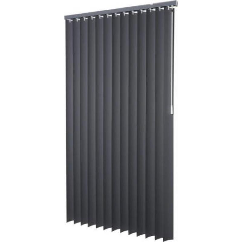 Intensions - Lamel PVC - 89mm - Uni Donkergrijs -200x180cm