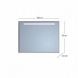 Badkamerspiegel Sanicare Q-Mirrors Ambiance en ‘Cold Whit...