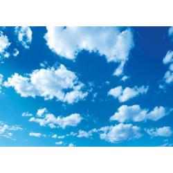 Zon en wolken fotobehang, Wolken behang *Fotobehang4you